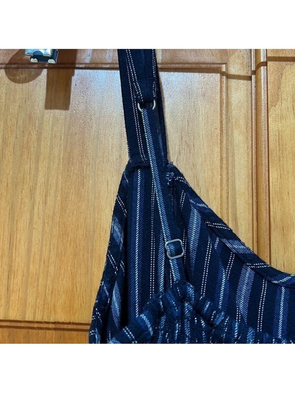 Hollister Striped Jumpsuit Blue Size Medium - Picture 9 of 12